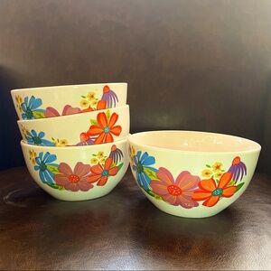 Royal Norfolk Retro Floral Cereal Bowls 🌺